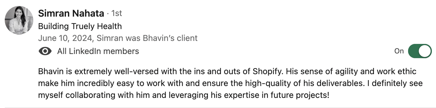 Simran Nahata review